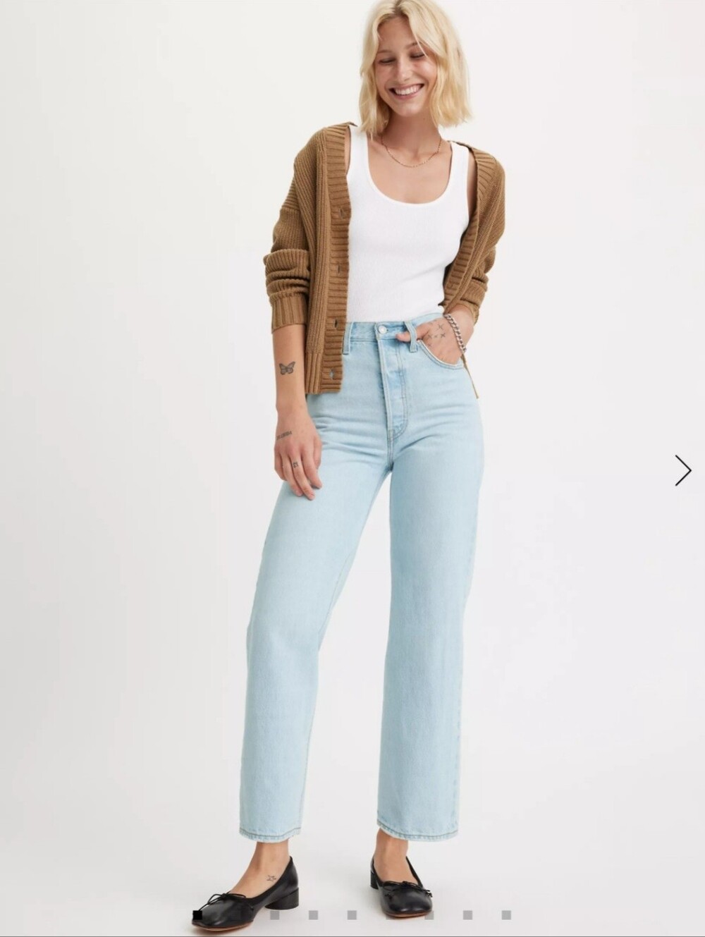 Levi's Ribcage Ankle Straight Jeans - 27